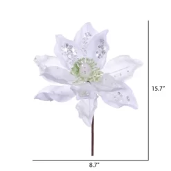 Vickerman 15" Deluxe Magnolia Stem