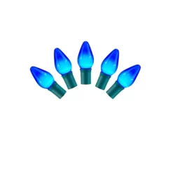 Vickerman Single Mold C7 LED Ceramic Christmas Light Set