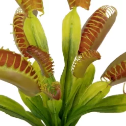 Vickerman 12" Green Artificial Venus Flytrap Plant 3/pk