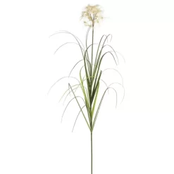 Artificial Dandelion Grass In Pot (24") Cream - Vickerman