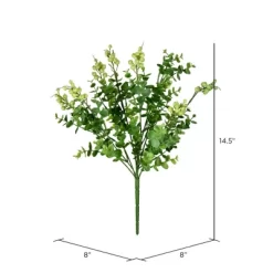 Vickerman Artificial 14.5" Money Leaf Bush