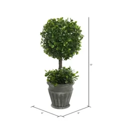 Vickerman Artificial Green Boxwood Topiary