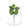 Vickerman 26" Artificial Green Fig Leaf Spray. Includes 3 Sprays Per Pack.