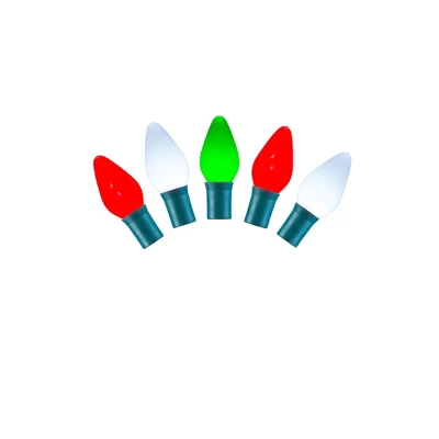 Vickerman Single Mold C7 LED Ceramic Christmas Light Set - Image 13