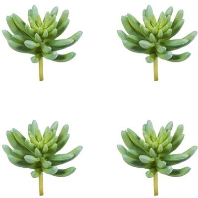 Vickerman 4" Artificial Assorted Succulent Picks, Set Of 4 - Image 5