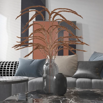 Vickerman 29" Artificial Brown Willow Spray. Includes 4 Sprays Per Pack. - Image 3