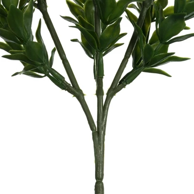 Vickerman 20" Artificial UV Coated Green Spirea Bush. - Image 3