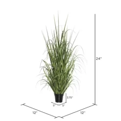24" Artificial Ryegrass In Pot - Vickerman