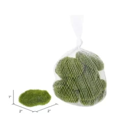 Vickerman Artificial Moss Covered Rocks, There Are 36 Rocks Per Bag.