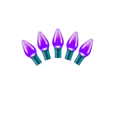 Vickerman Single Mold C7 LED Ceramic Christmas Light Set - Image 8