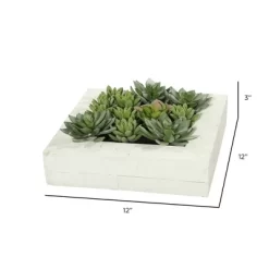 Artificial Wall Succulent Arrangement (12") - Vickerman