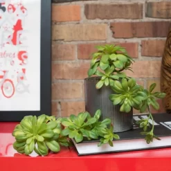 Artificial (Pk/3) Aeonium Spray (11") - Vickerman