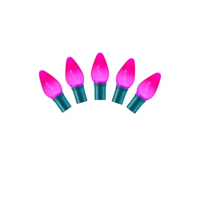 Vickerman Single Mold C7 LED Ceramic Christmas Light Set - Image 7