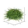 Vickerman Artificial Mixed Greenery Half Ball