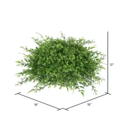 Vickerman Artificial Mixed Greenery Half Ball