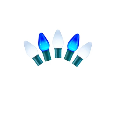 Vickerman Single Mold C7 LED Ceramic Christmas Light Set - Image 3