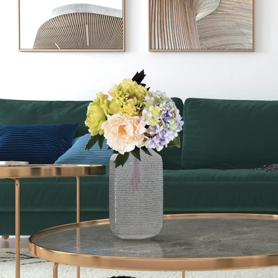 Vickerman 111" Artificial Hydangea Peony Bush - Image 2