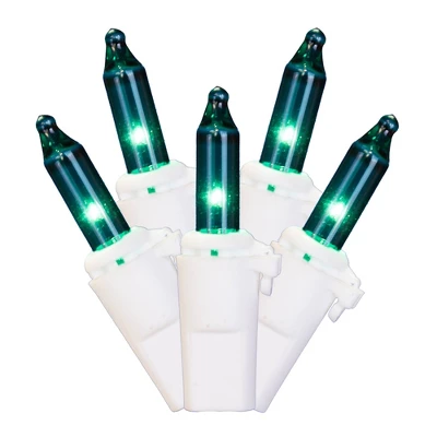 Vickerman Christmas Mini Light Set 23' White Wire - Image 5