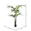 Vickerman 5' Potted Kentia Palm Artificial Tree.