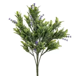 Vickerman 16.5" Green Artificial Senecio Cineraria Bush, 2 Per Bag.