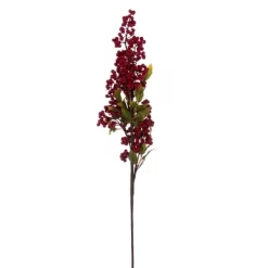 Vickerman 25.5" Red Artificial Berry Spray, 2 Per Bag.