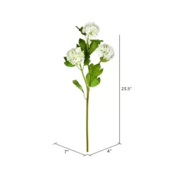 Vickerman Artificial 23.5" Ball Flower Spray