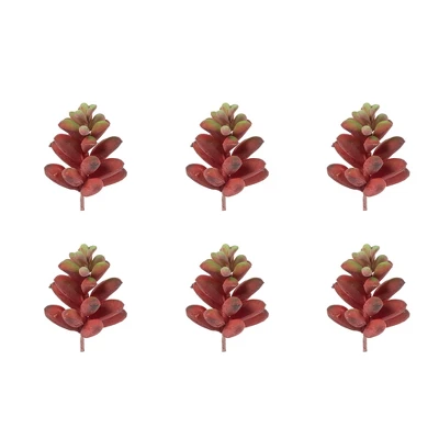 Vickerman 4" Artificial Assorted Succulent Picks, 6 Per Bag - Image 3