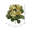 Vickerman Artificial Polyester Hydrangea Bush