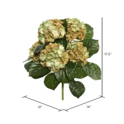 Vickerman Artificial Polyester Hydrangea Bush
