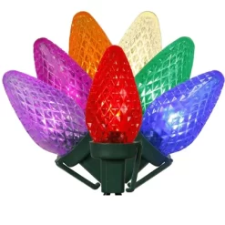 Vickerman Single Mold C7 LED Christmas 16' Light Set