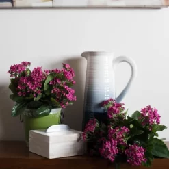 Artificial Kalanchoe Bush (15.5") Hot Pink - Vickerman