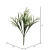 Vickerman 16" Artificial Lily Of The Valley Bush, Set Of 3