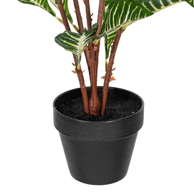 Vickerman 35" Artificial Green Real Touch Zebra Plant. - Image 3