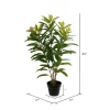 Vickerman 34" Artificial Green Myrtle Real Touch Plant.