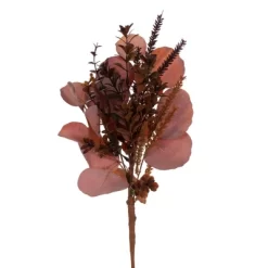 Vickerman 14" Mocha Autumn Artificial Mixed Bouquet, 3 Per Bag.